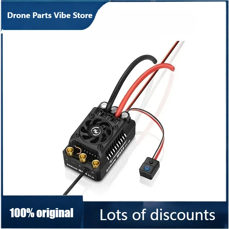 

FyOriginal Hobbywing EZRUN Max5 HV G2 250A 6-12s Speed Controller Waterproof Brushless ESC for 1/5 RC Car