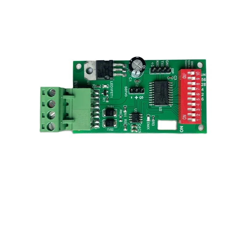 Single Channel DMX512 Servo Controller, Communication Motor Control, Mechanical Wall Rectangular Array Sensor, 485