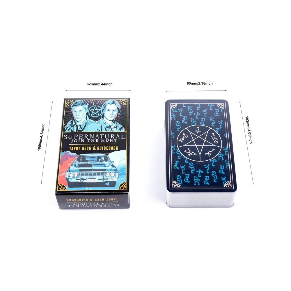 Supernatural Tarot Deck und Reiseführer, Kartenspiel, Geschenk mit PDF, Reiseführer, Kartenspiel, Brettspiel, 78 Karten, Anfänger – Detail 2