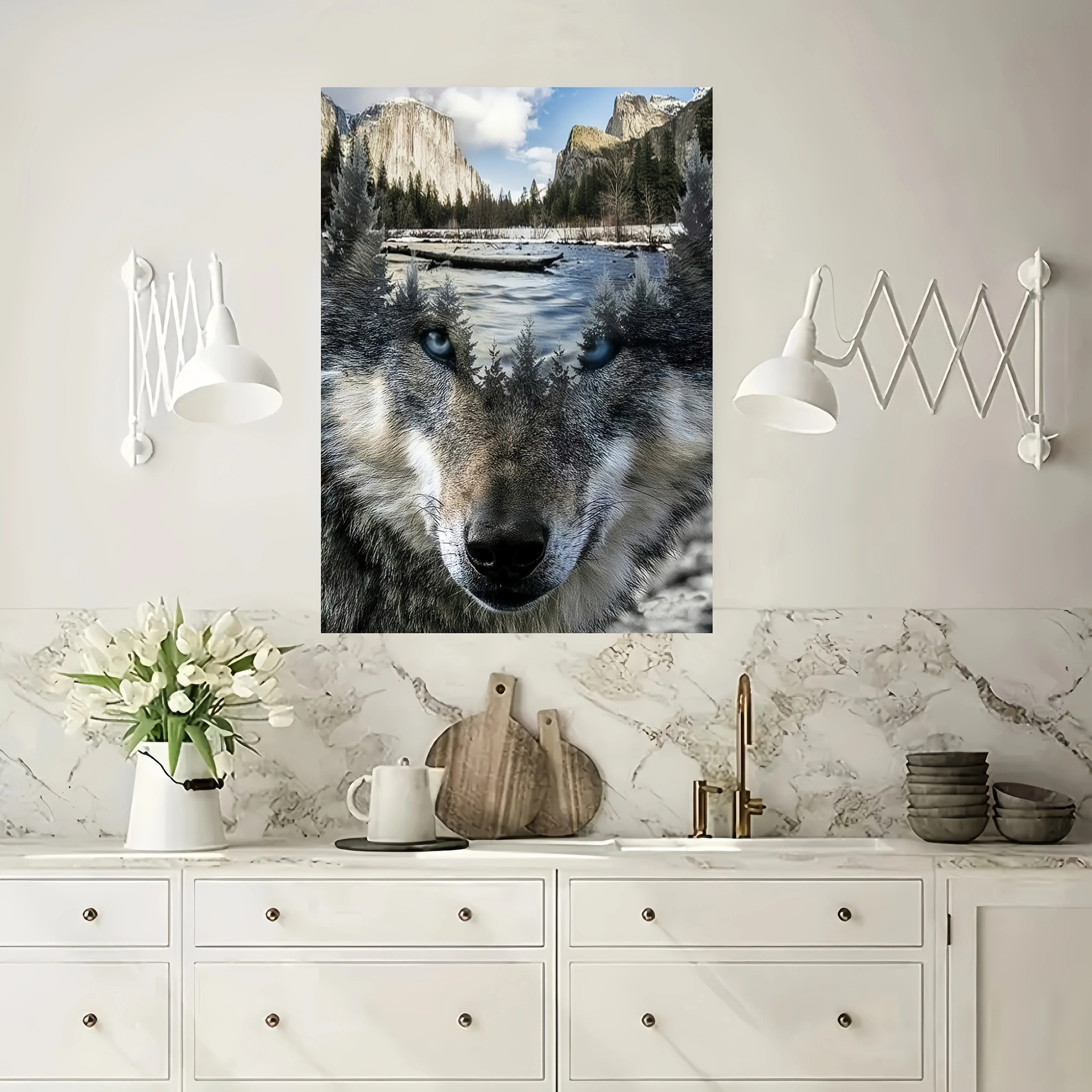 1000pcs of coyote, puzzles, challenging DIY brain games, cardboard puzzles, interactive game gifts for adults and families, DI