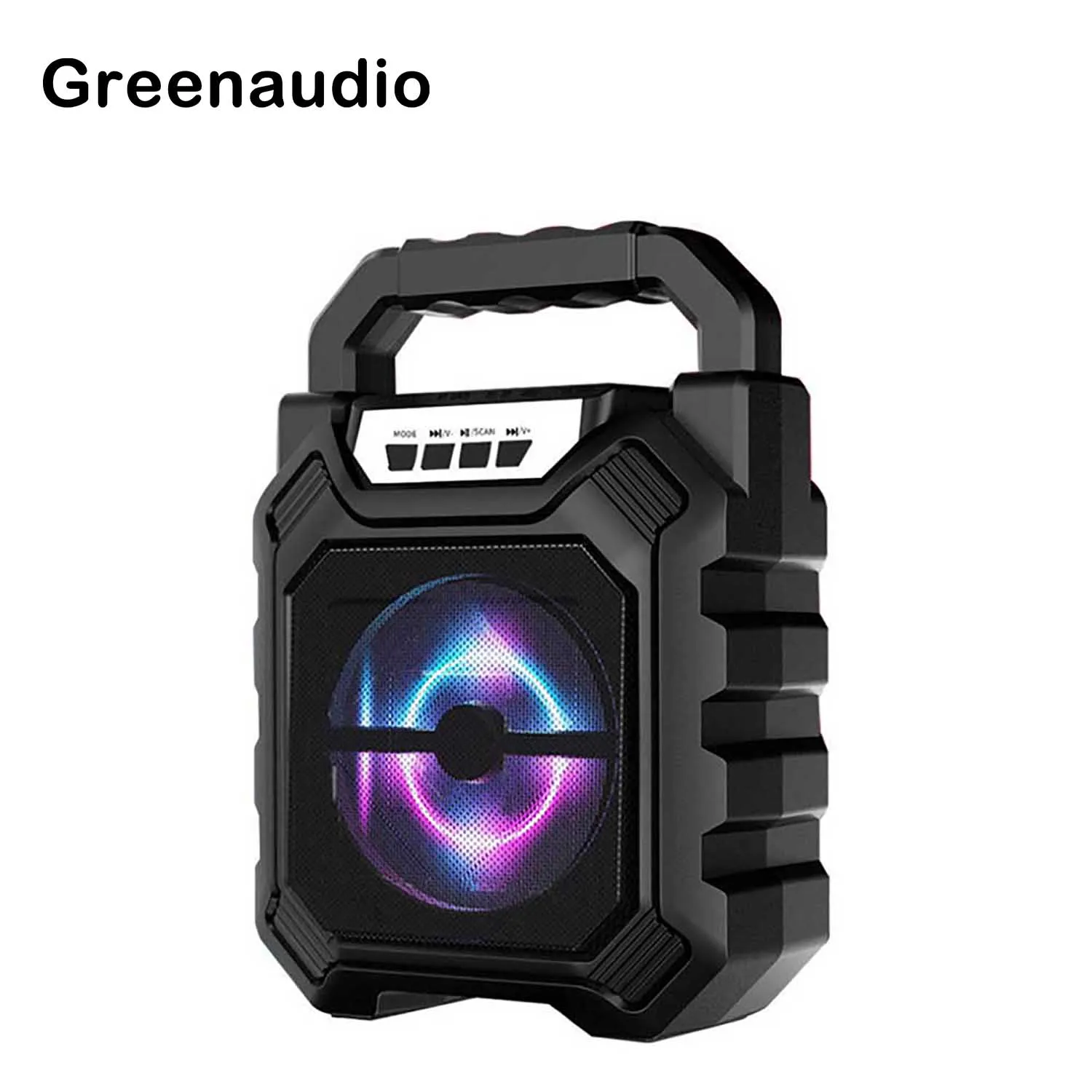 GAS-S33+ Speaker Portabel Nirkabel Bt Multimedia Luar Ruangan Dengan mikrofon berkabel