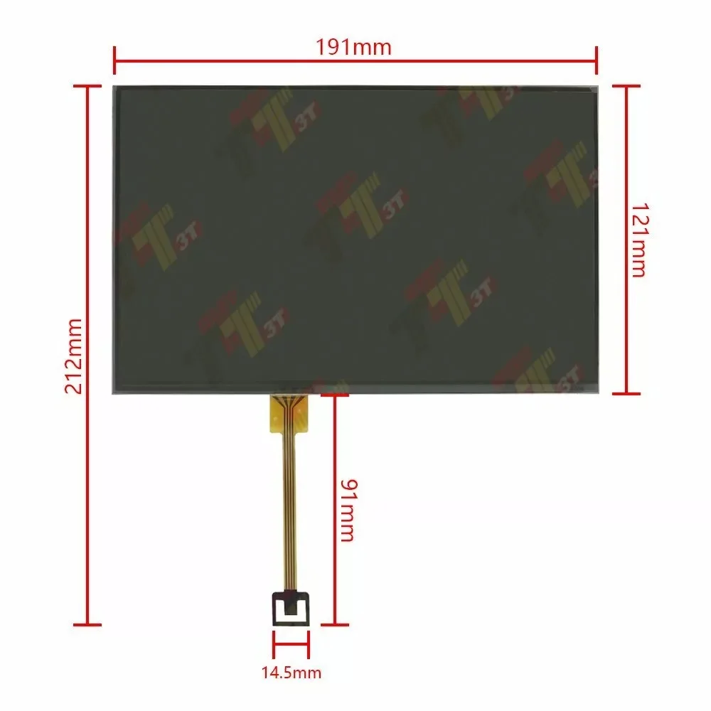 8-Zoll-Touchscreen-Digitalisierer für LQ080Y5DZ03 Ford Lincoln Sync 2 Radio Navigation – Detail 3
