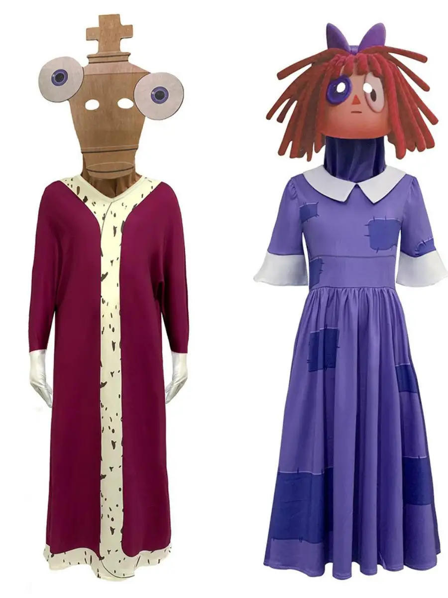 Zirkus Enger Onesie 5cos Clown Performance Kostüm Halloween Parni Milchseide Eng anliegender Onesie für Frauen Polyestermaterial