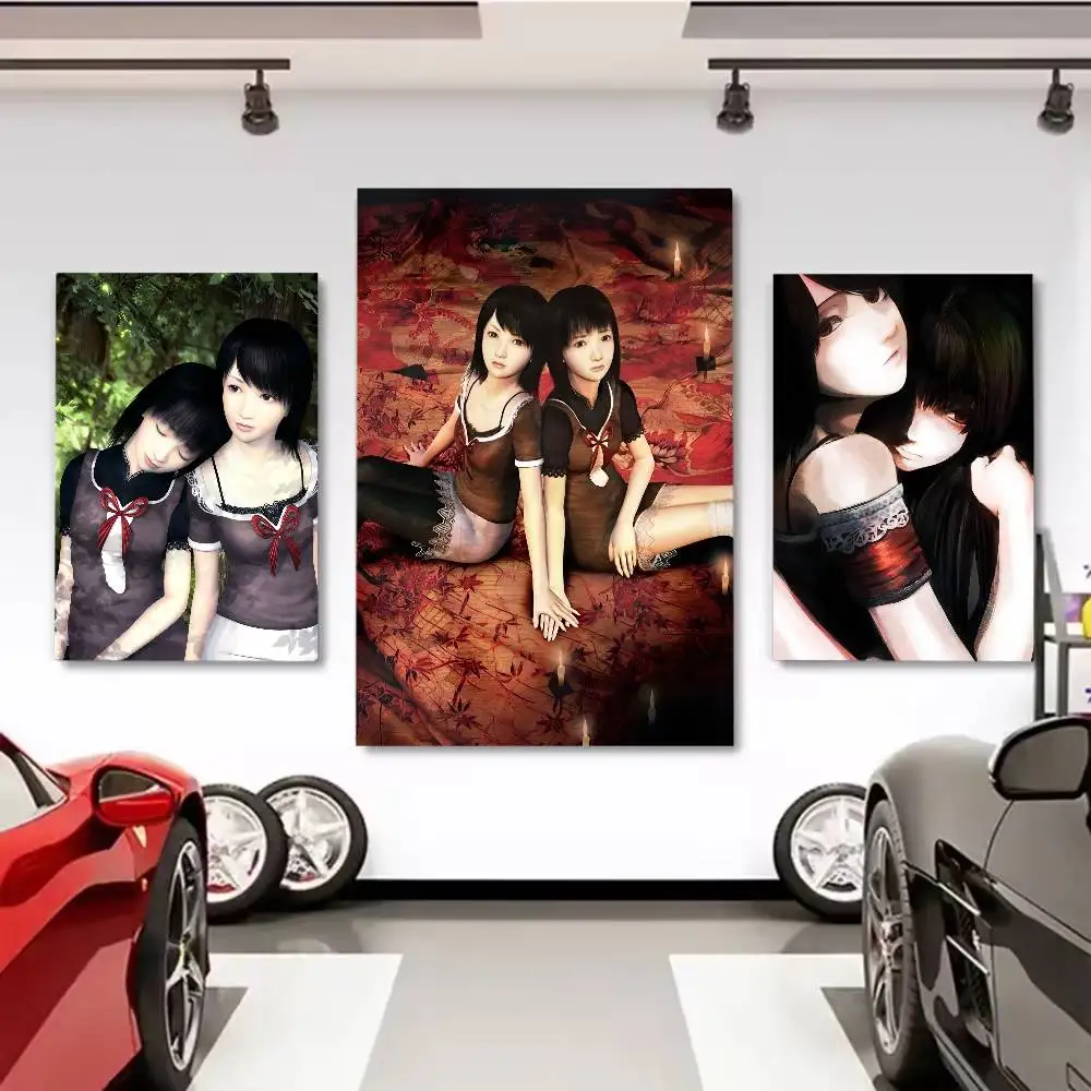 لعبة الإثارة F-Fatal FrameS II ملصق جدار الفن لغرفة النوم غرفة المعيشة المدخل بار هدية تزيين المنزل