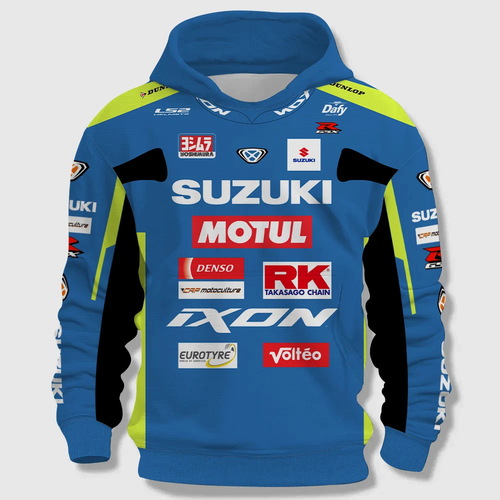 MOTO GP Moto all\'aperto Sport estremi Asciugatura rapida Abbigliamento da ciclismo Pullover da uomo di vendita caldo con cappuccio 2024 Nuovi top