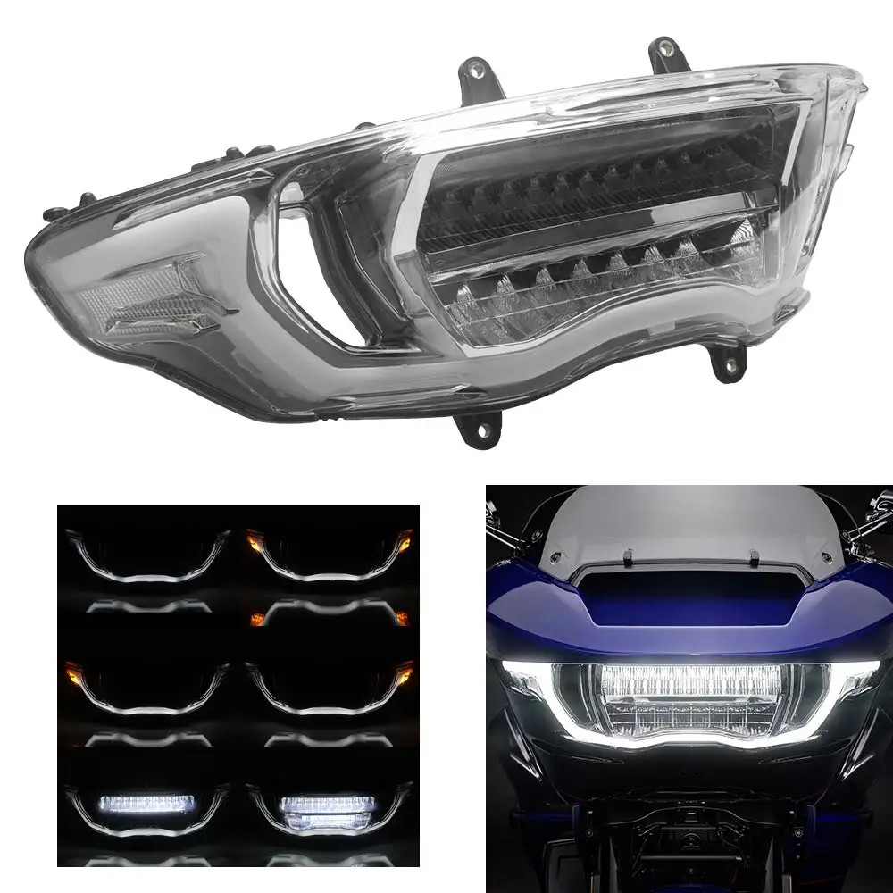 

Фара для мотоцикла Harley Touring Road Glide CVO/SE FLTRXSE FLTRXSTSE FLTRX 3 FLTRT, блок фары с ближним/дальним светом