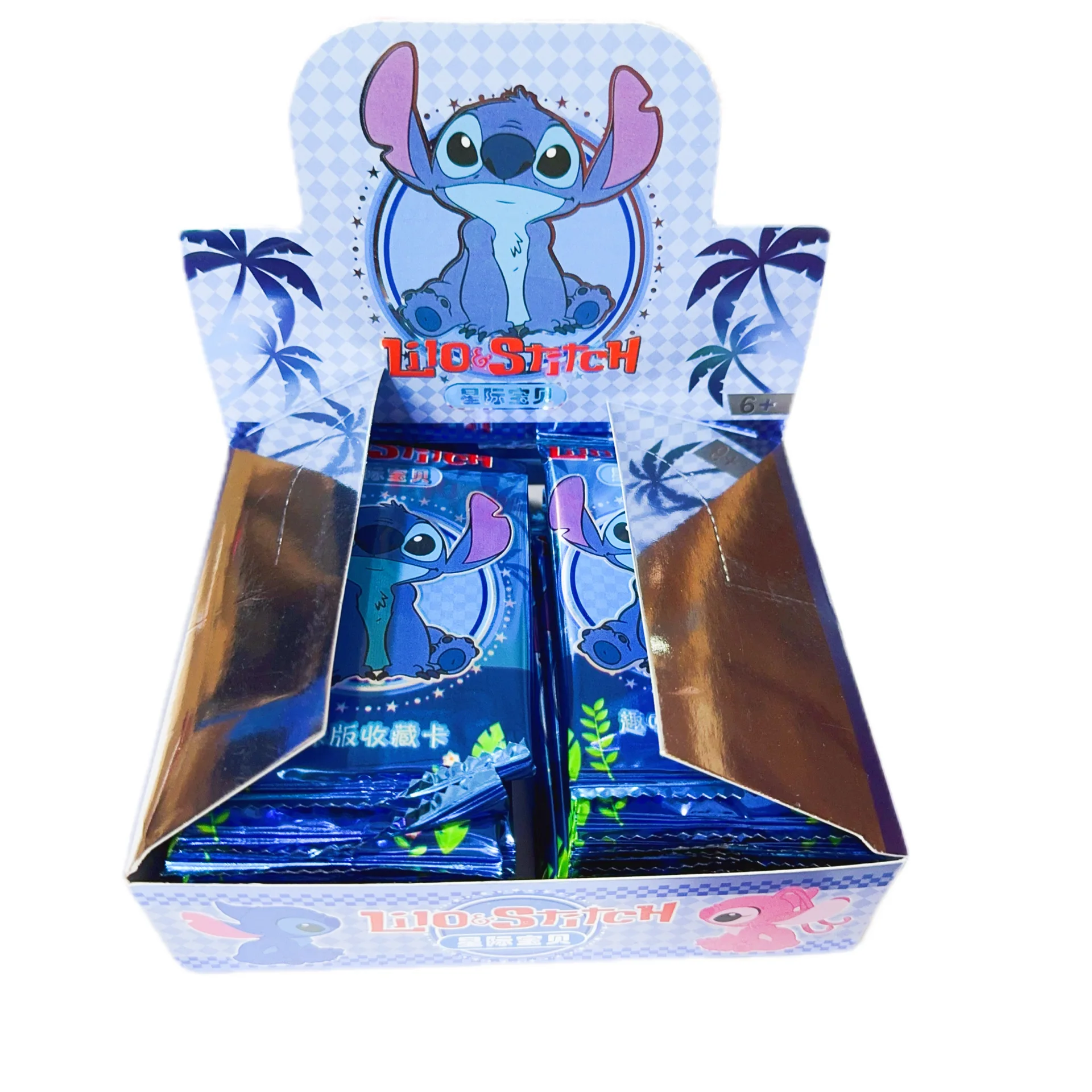 Lilo & Stitch Animação Periférico de desenho animado Kawaii Stitch Cartão de coleção de personagens colecionáveis brinquedo infantil fofo presente para crianças