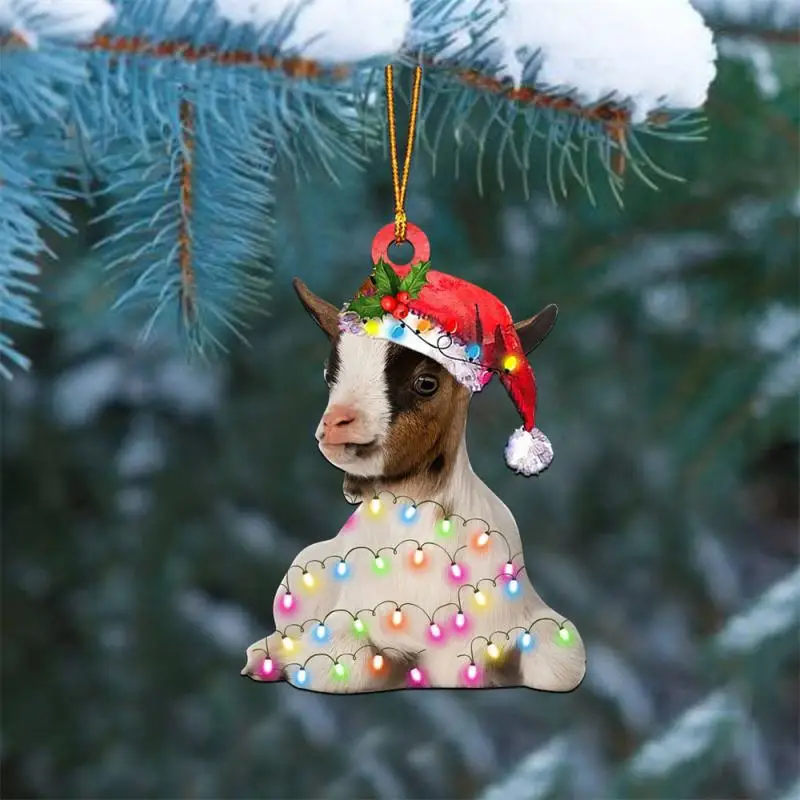 Ornamenti natalizi Protezione ambientale Facile sospensione Accessori per albero di Natale Ornamenti colorati Sicurezza Adorabile