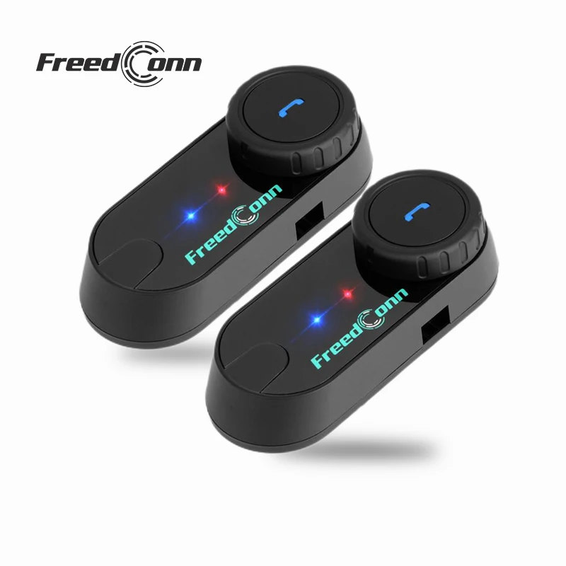 Motorcycle Helmet Bluetooth Headset Intercom Headphone FM Intercomunicador 6 Riders Music Share Freedconn TCom VB for Motorcycle