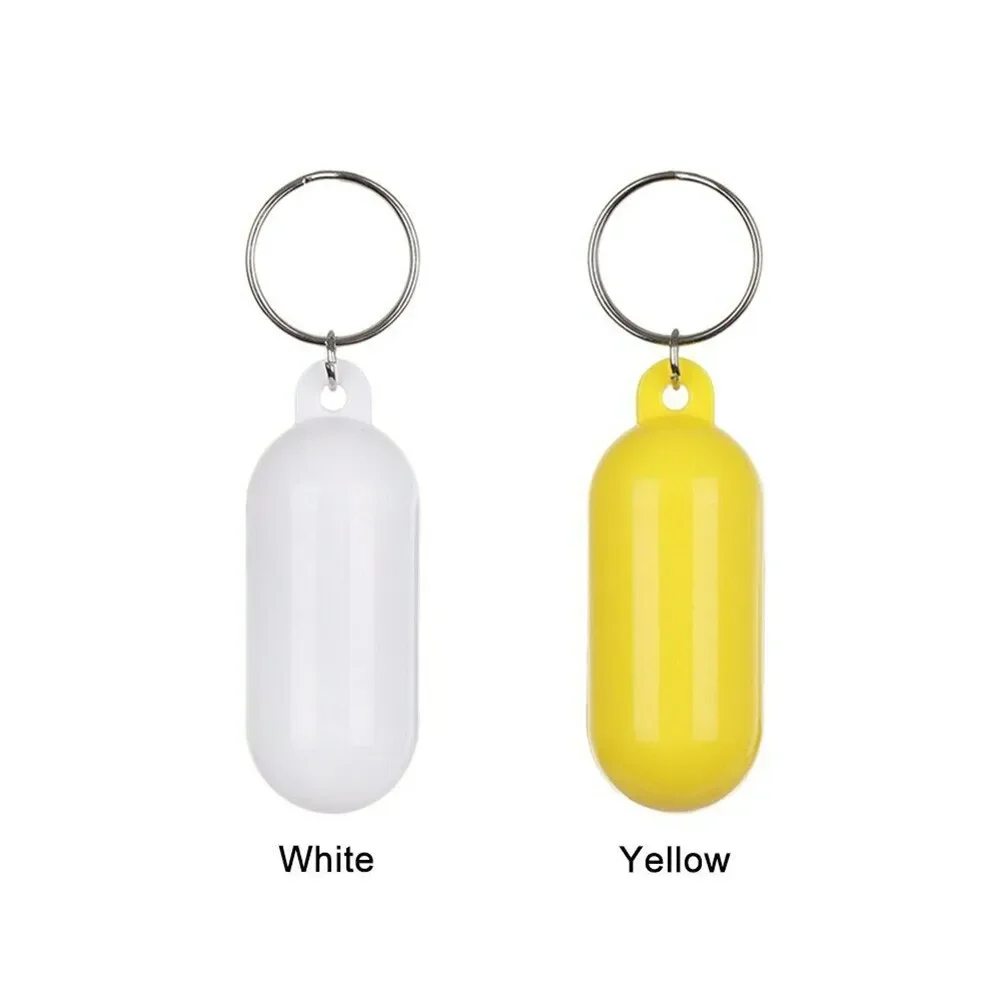 

Practical Buoyant Key Ring Floating Keychain Safety 2pcs ABS Boating Float High Visibility Marine Water float tube for boat