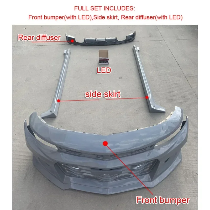 

Factory Price Good Quality Body Kit Bumper For Chevrolet Malibu upgrade Camaro ZL1 Front bumper