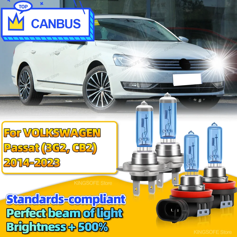 2-4-個ハロゲンヘッドライト電球-100-ワット超高輝度-canbus-ランプフォルクスワーゲンパサート-3g2-cb2-2014-2023-2015-2016-2017-2018-に適合