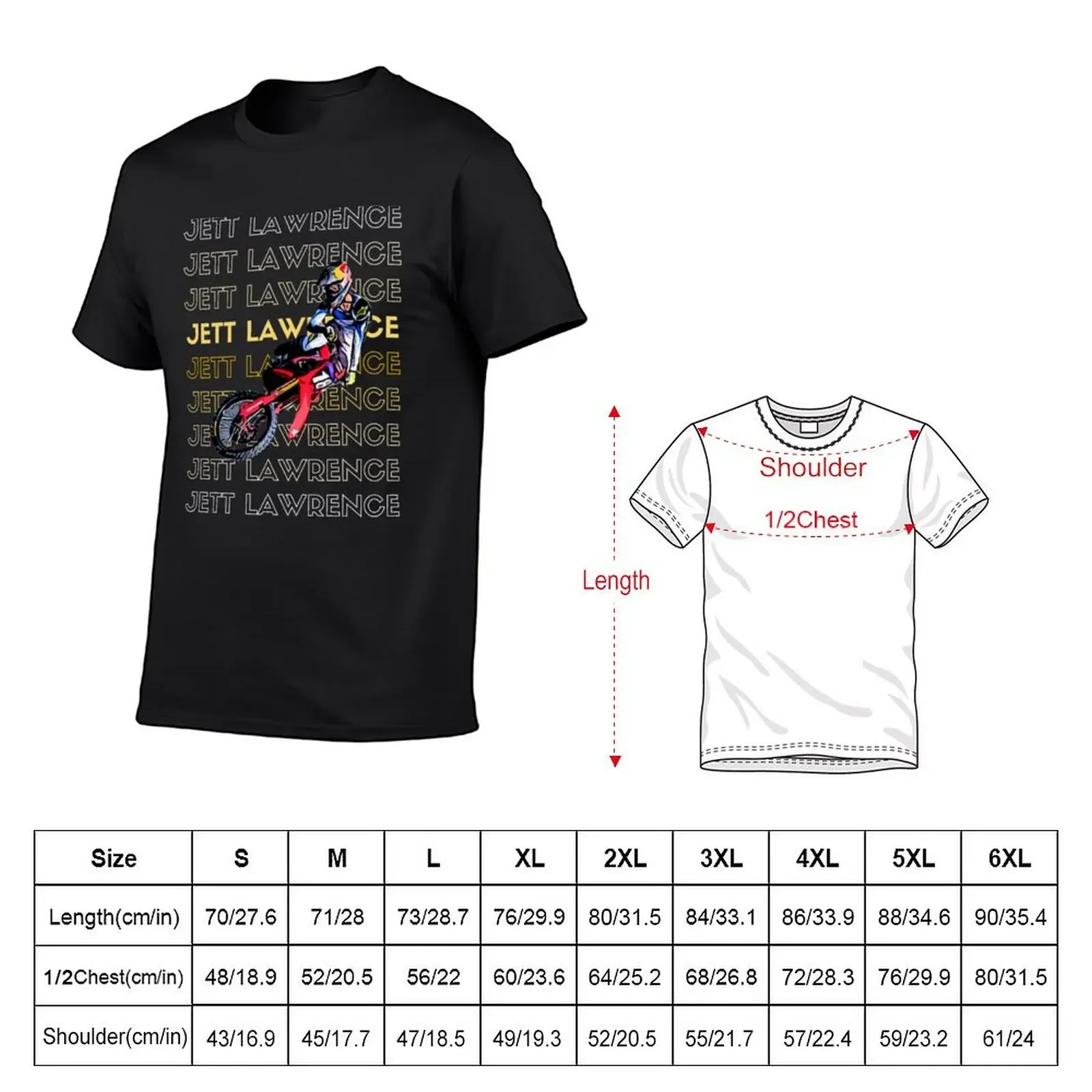 Jett Lawrence x T-Shirt cute clothes graphic shirts blue archive sweat shirts, men