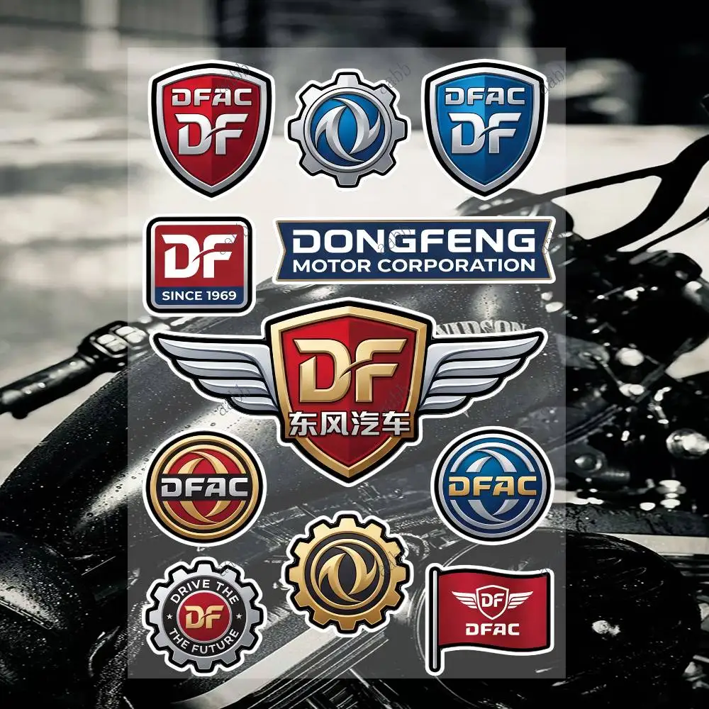 D-dong F-feng Motorcycle Decal Sticker Kit Reflective Graphics For Helmet Tank Fairing Body Custom Bike