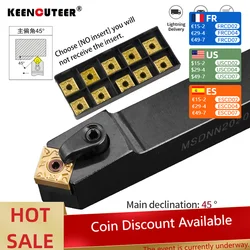 MSDNN2020K12 MSDNN1616H12 MSDNN2525M12 tokarka uchwyt na narzędzia tokarskie zewnętrzne SNMG12 wkładki z węglików spiekanych MSDNN cięcie tokarki maszyna zestaw narzędzi