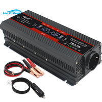 Lvyuan 2600W Sine Wave Inverter DC 12v Or 24V To AC 230V Dual USB EU Socket LCD Display Inverter