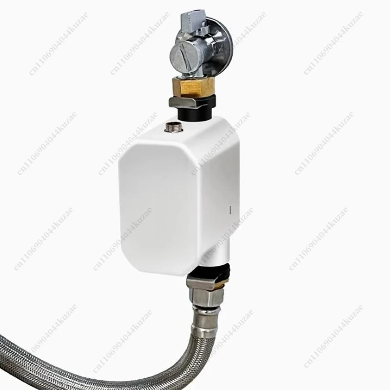 DC 24V 90W Automatic Water Booster Pump, 30L/MIN Tankless Smart Toilet Pump Matched with Connecting Bellows