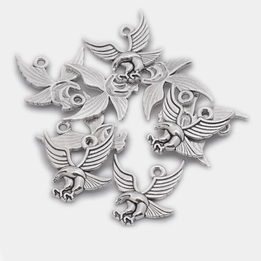 

20Pcs Alloy Eagle Pendant Charms Unique Simple Design DIY Jewelry Making Necklace Bracelet Scrapbooking Keychain Charms