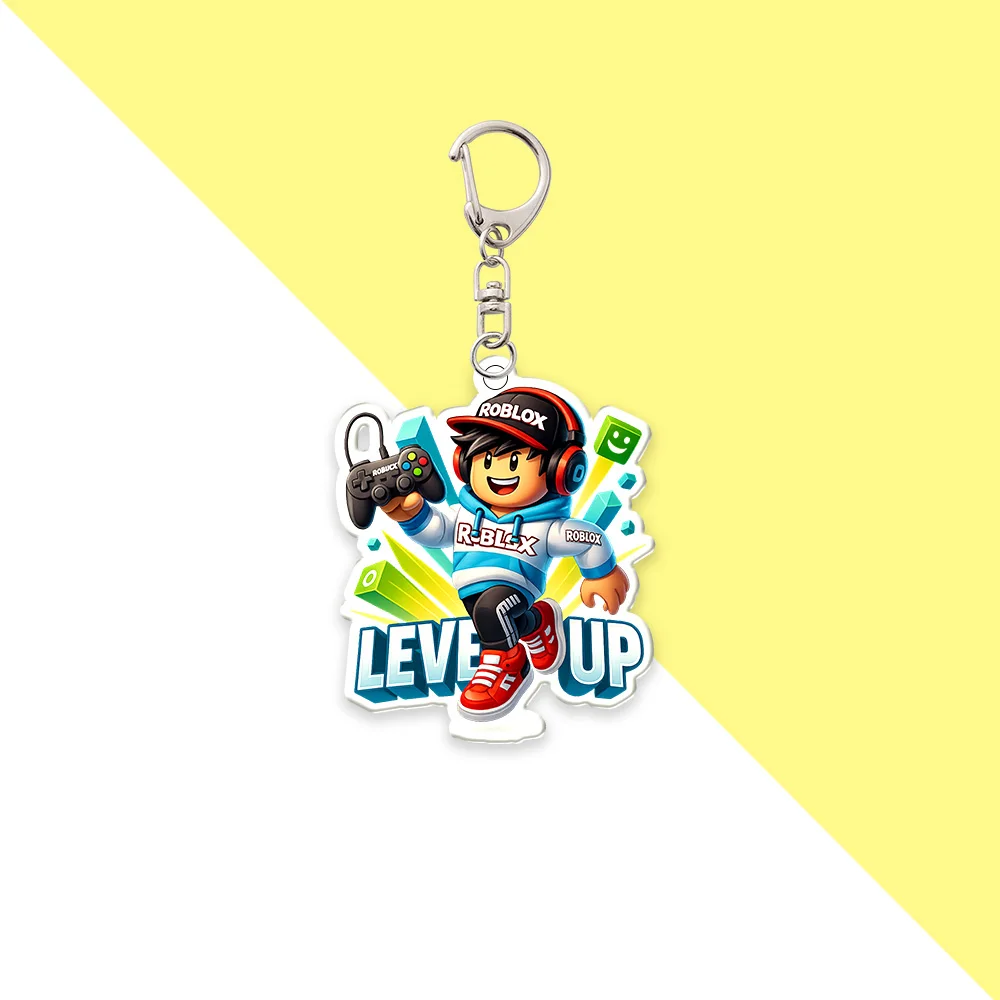 

Roblox Kawaii Anime Character Acrylic Keychain Accessories Cartoon Cute Charms Backpack Ornament Car Ke Ring Keyring Charms
