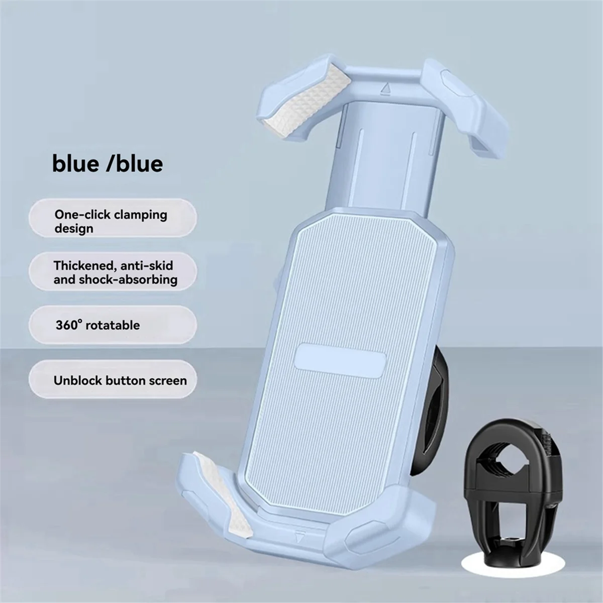 حامل هاتف الدراجة الكهربائية A71P، توصيل الدراجة الكهربائية، مظلة وحامل مقاوم للمطر، حامل هاتف الدراجة النارية B #2