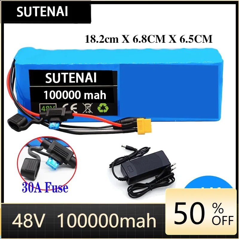 Long-Lasting 13S3P 48V100Ah Electric Vehicle 18650 Lithium Battery Pack with Safety Features