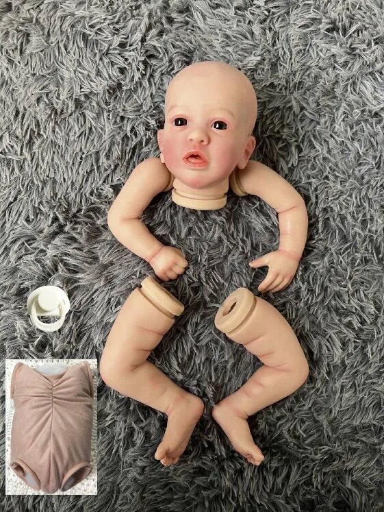 

20 дюймов уже окрашенная цветной Кукла реборн комплект Aleyna мягкий на ощупь с телом и глазами COA в комплекте