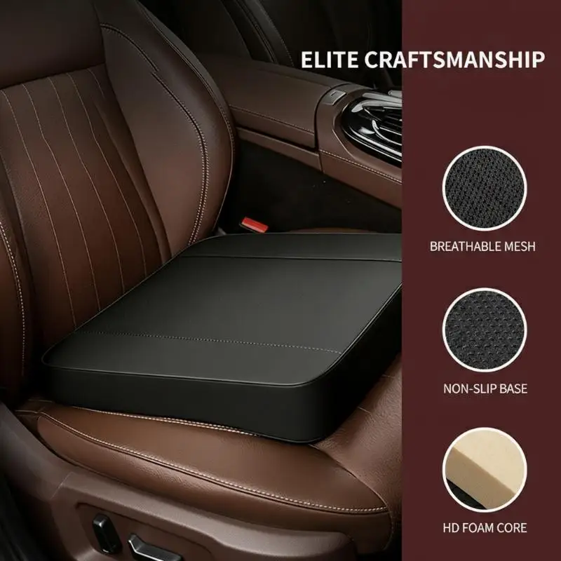 

Inclined Car Seat Cushion Seat Heightening Height Breathable Fart Mat Adjustable Car Seat Booster