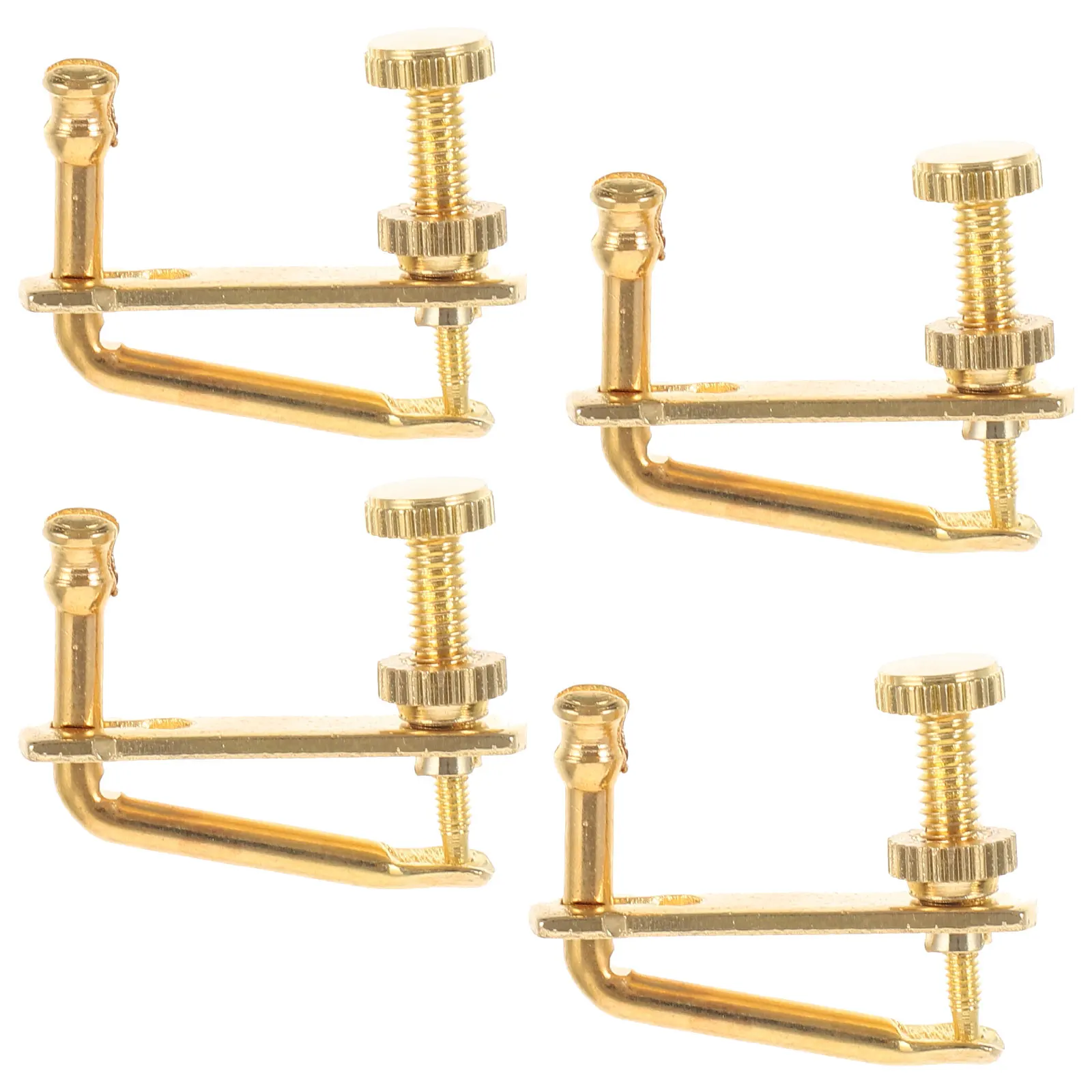

4 Pcs Violin Fine Tuners Keys for 4/4 3/4 Violins Metal Accessories Tuning Violin Tuning Keys Tools Spinner String Adjuster