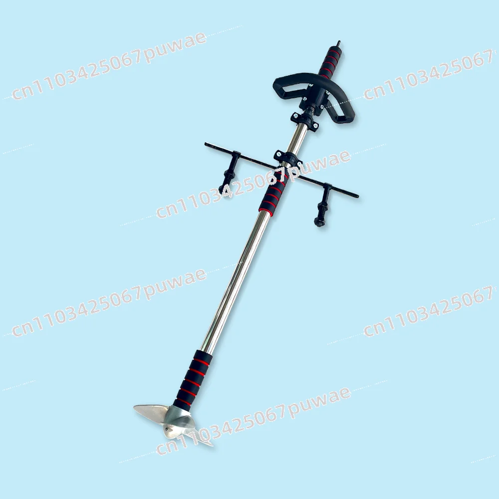 1m Electric Drill Outboard Motor Bracket Handheld Propeller Portable Canoe Kayak Manual Push Paddle Mount