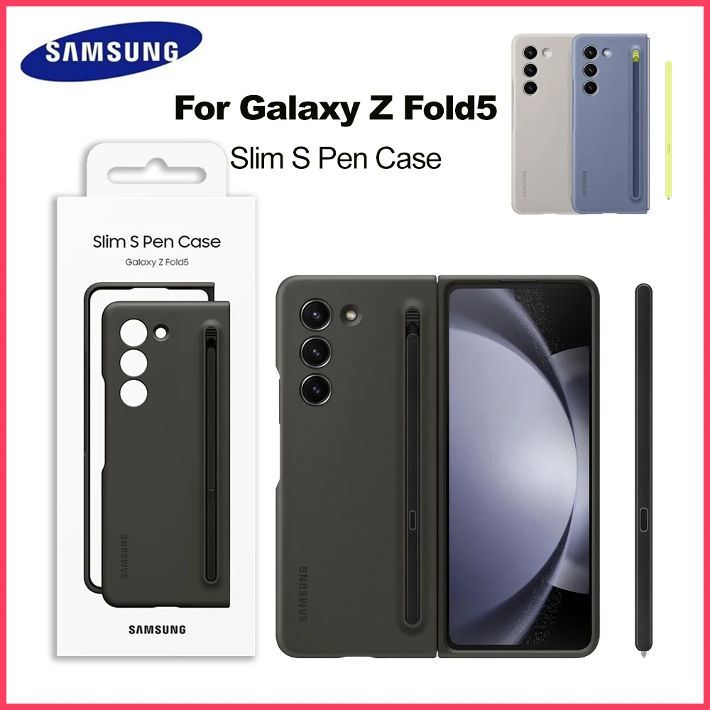 

Original Samsung Galaxy Z Fold5 S-Pen Case With Slim S Pen Z Fold 5 Phone Spen Cases Shockproof EF-OF94