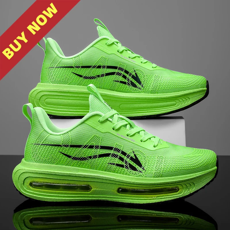 

Marathon Mens Sports Running Shoes Anti-slip Cloud Cushion Breathable Lightweight Women Comfy Training Tennis Casual Sneakers