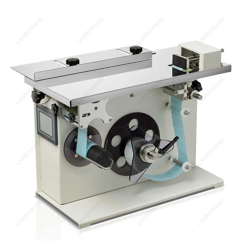 Semi Automatic Labeling Machine 90 Degree Box Corner Sealing Right Angle Anti-counterfeiting Labeling Machine
