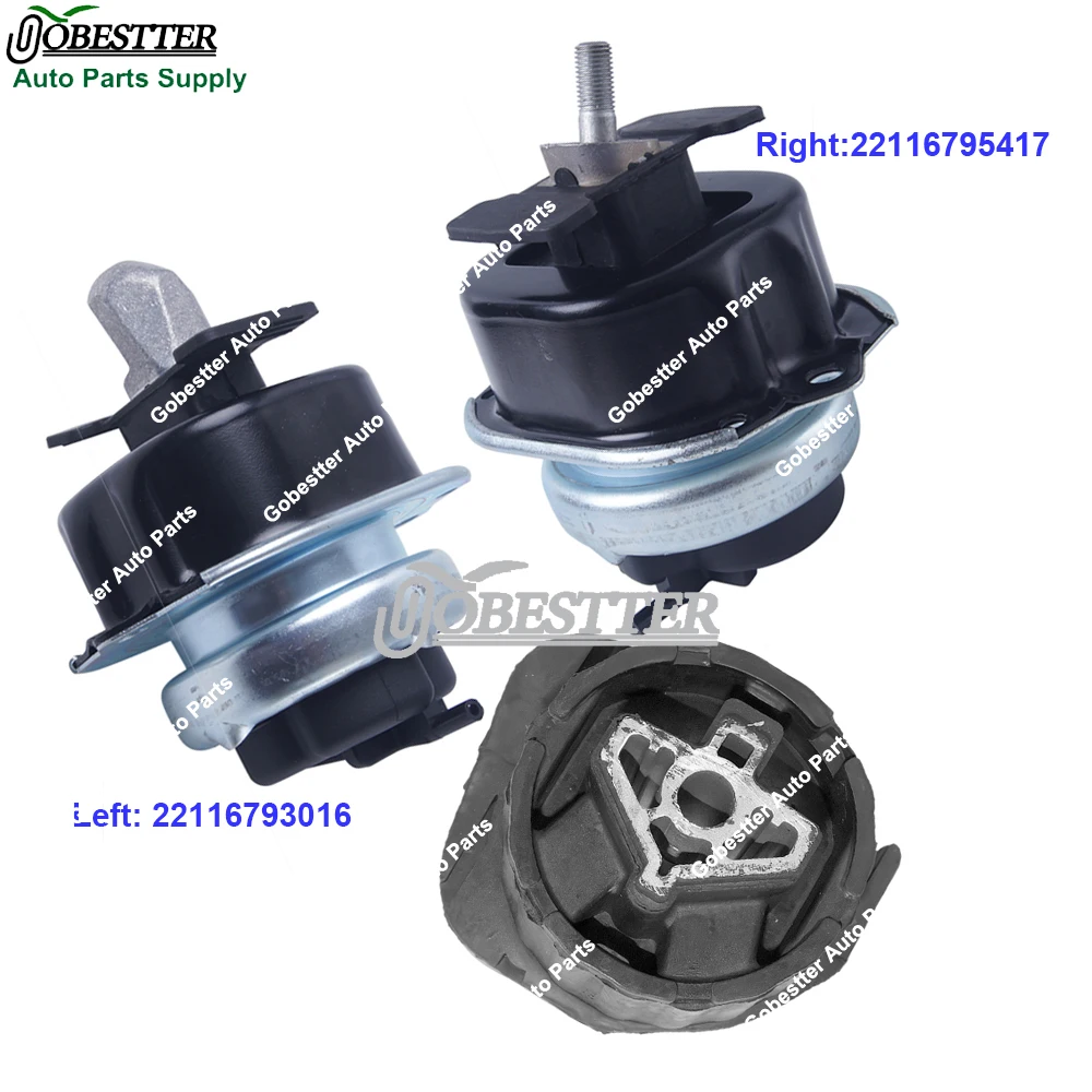 22116795417 22116793016 22316864675 Hydro Bearing Engine Mount Gearbox Mounts Kit For BMW X5 X6 E70 E71 LCI 3.0d 30dX SAC SAV