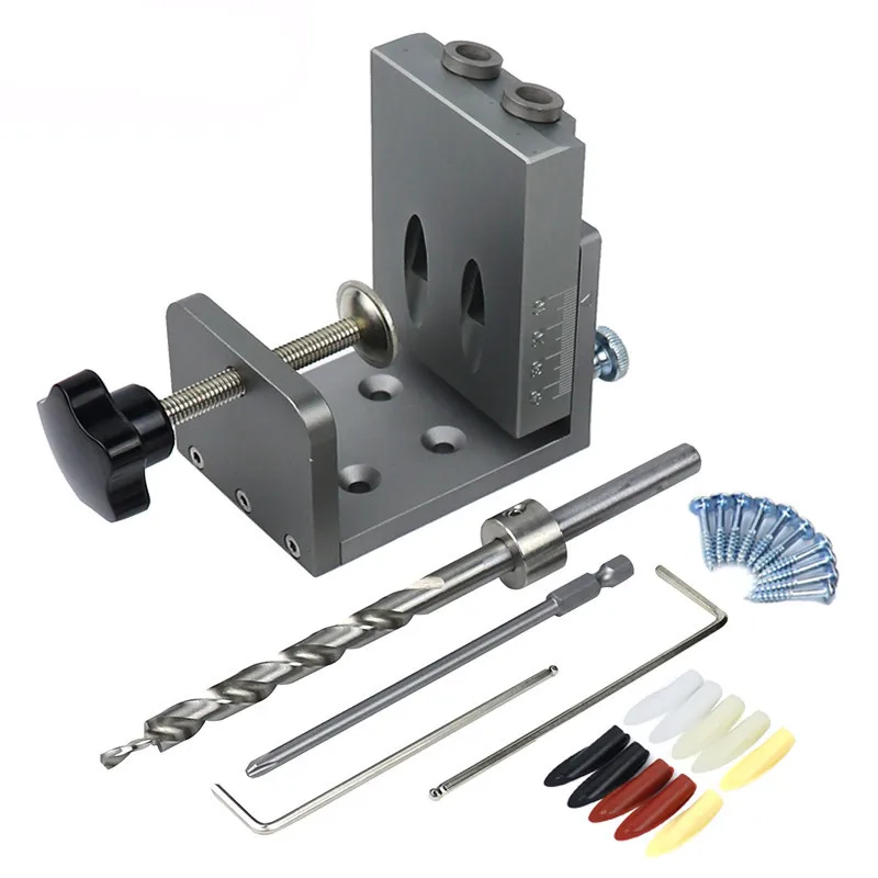 9mm Woodworking Diagonal Hole Locator Diagonal Hole Puncher 15 Degree Angle Diagonal Hole Drilling Woodworking DIY Tool