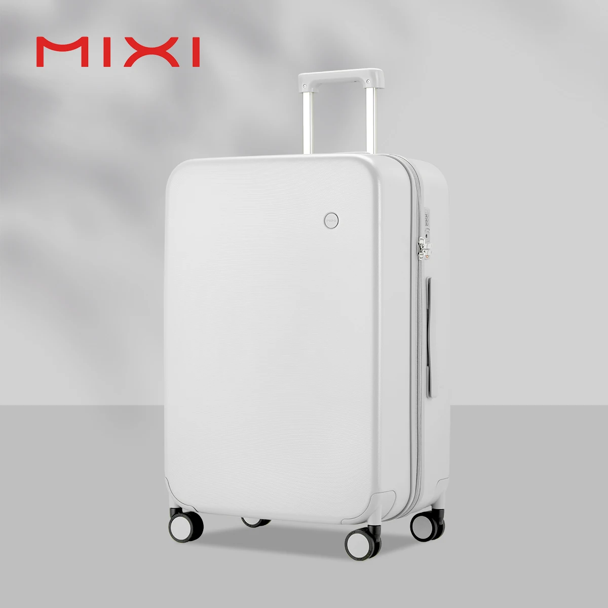 Mixi Puristic Design Travel Men Trolley Case Luggage 14 20 24 26 Inch Rolling Wheel Hardside Fine Grid Women Suitcase