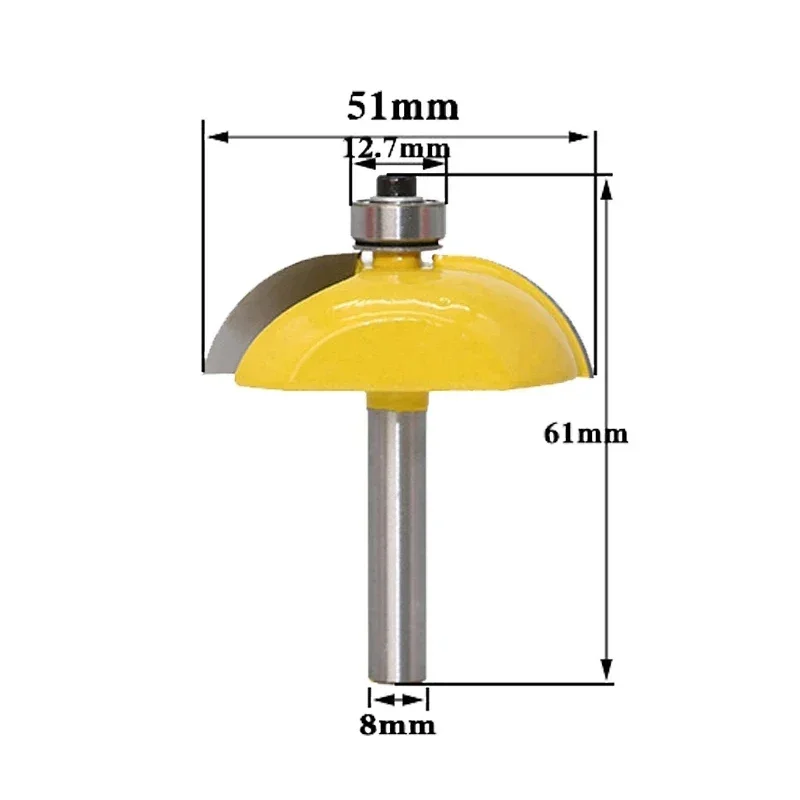 3pcs 8mm Shank Big Type Door Panel Router Bit Set Cutters Raised Cabinet Woodworking Milling Cutter Carbide for Wood