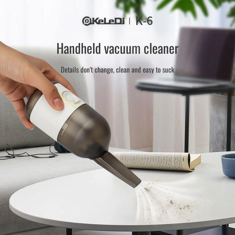 Desktop dual-purpose cordless handheld vacuum cleaner high-power car vacuum cleaner super strong suction