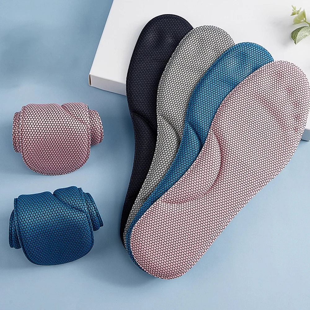 

Comfort Memory Foam Insoles for Sneakers Man Woman Shoes Inner Sole Breathable Shock Absorbing Insoles for Sports Running Shoes