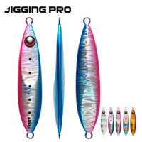 JIGGINGPRO 60g 80g 100g 130g 160g Sea Fishing Metal Jigs Rockfishing Big Bait Lure Bass Fishing Lure