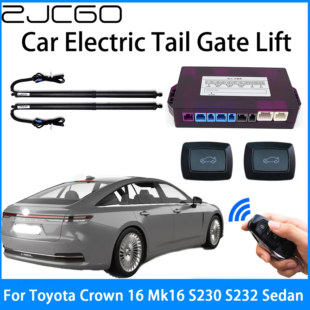 ZJCGO Car Power Trunk Electric Suction Tailgate Intelligent Tail Gate Lift Strut For Toyota Crown 16 Mk16 S230 S232 Sedan