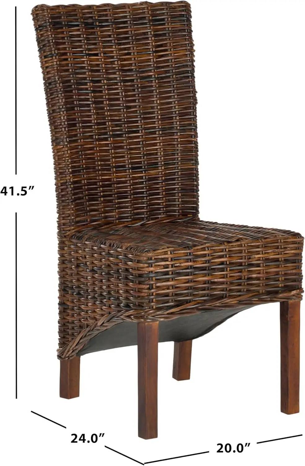 Fox6523A-Set2 Home Collection Ridge Croco Color обеденный стул, набор из 2,