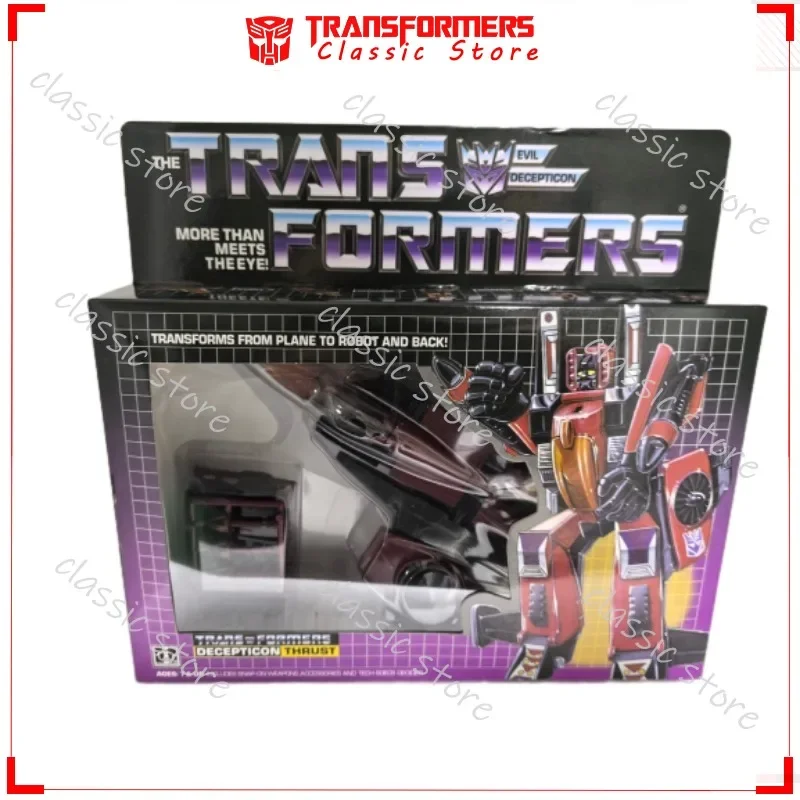 Op voorraad Klassiek Transformers Toys G1 Heruitgave KO Edition Thrust Cybertron Autobots Actiefiguren Verzamelcadeaus