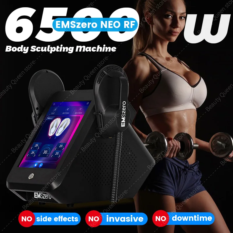 EMSZERO NEO RF HIEMT EMS Body Sculpt Machine Eletric Muscle Stimulator Vibration Weight Loss Slimming Muscle Grow 6500W 15 Tesla