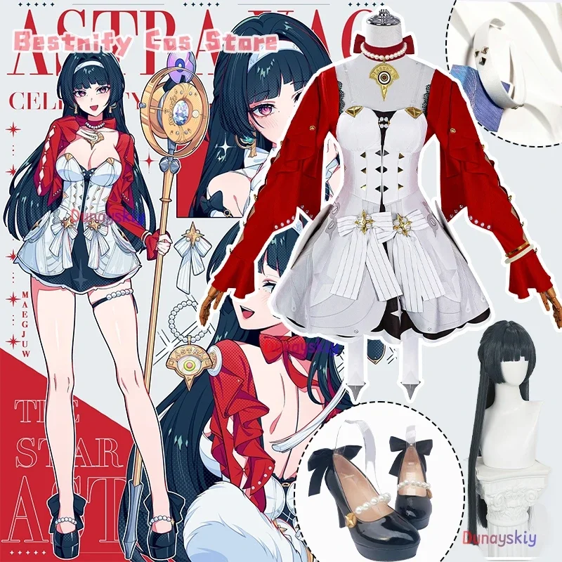 CosplayAstra Yao Game Zenless Zone Zero Cosplay Costume Astra Yao Gothic Lolita Dress Anime Astra Yao Outfits Wig Shoes Prop Wom