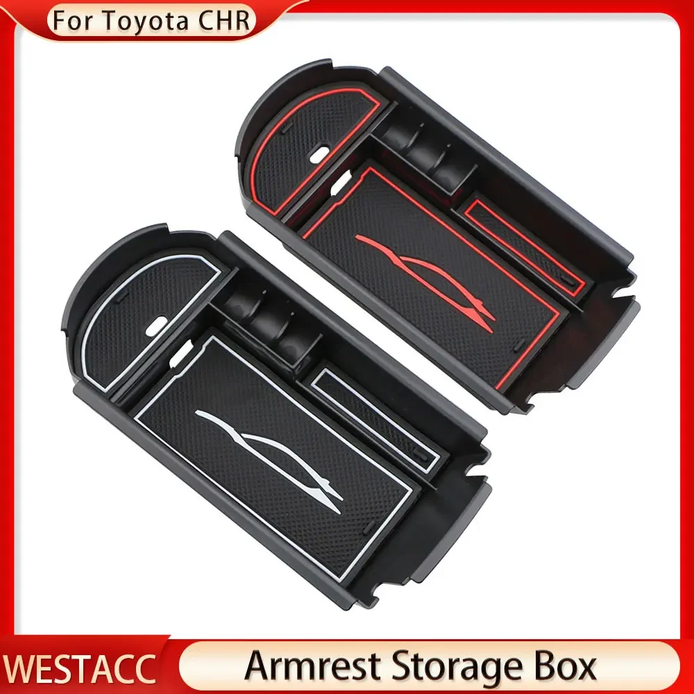 For Toyota CHR C-HR 2016 - 2023 Organizer Armrest Box Storage Tray Center Console Container Holder Accessories - Image 3