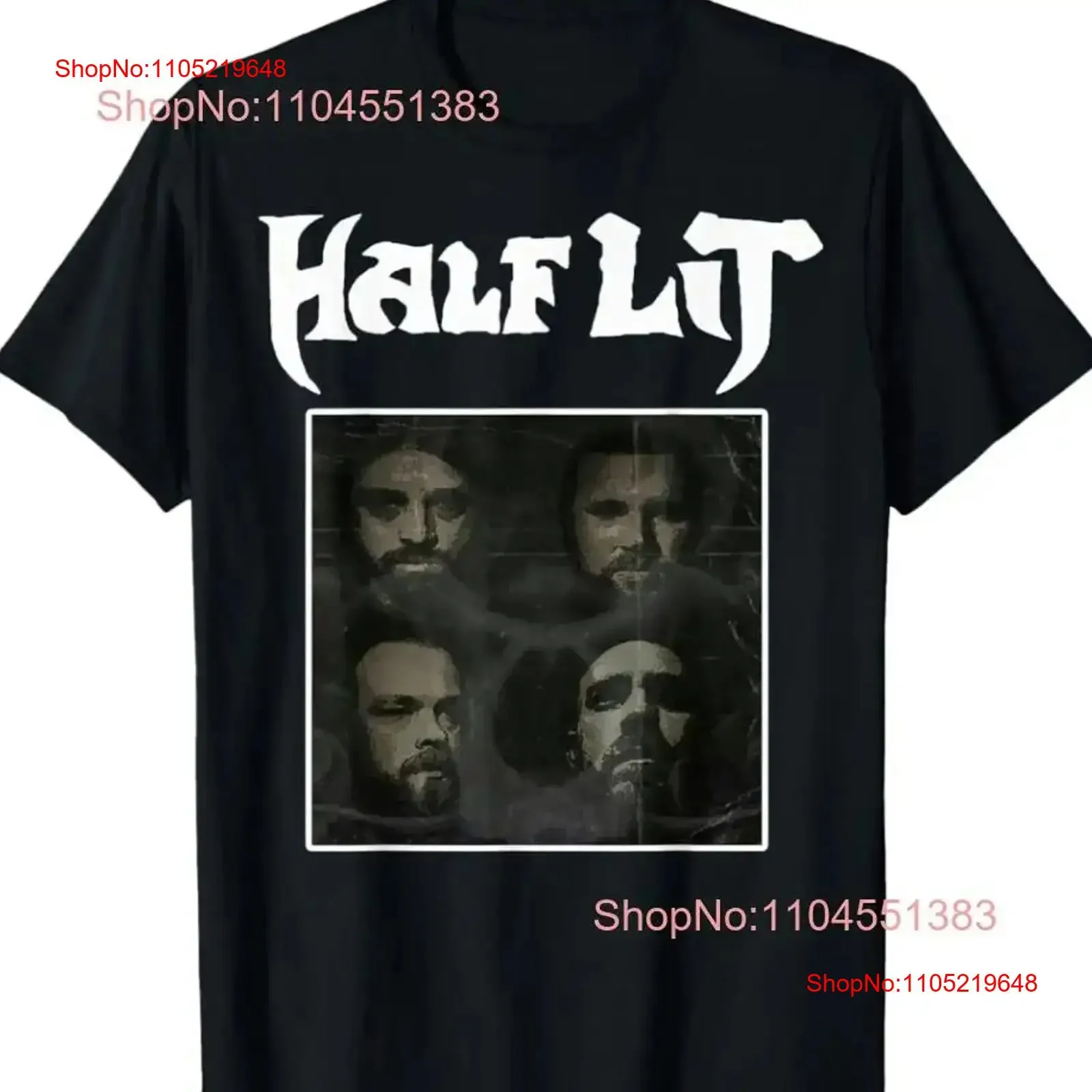 

Футболка Half Lit Rock Band для фанатов от S до 5XL, винтажная, слегка модная, мягкая, уличная, с графикой, унисекс, повседневная