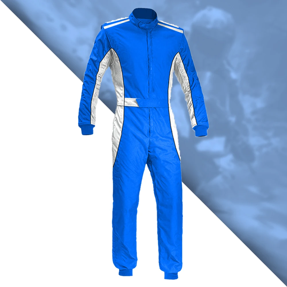 Motorcycle Onesie Quick Dry Racing Onesie Breathable Rally Suit Polyester Fibers Racing Clothes Wearability Go-kart Suits XS-6XL