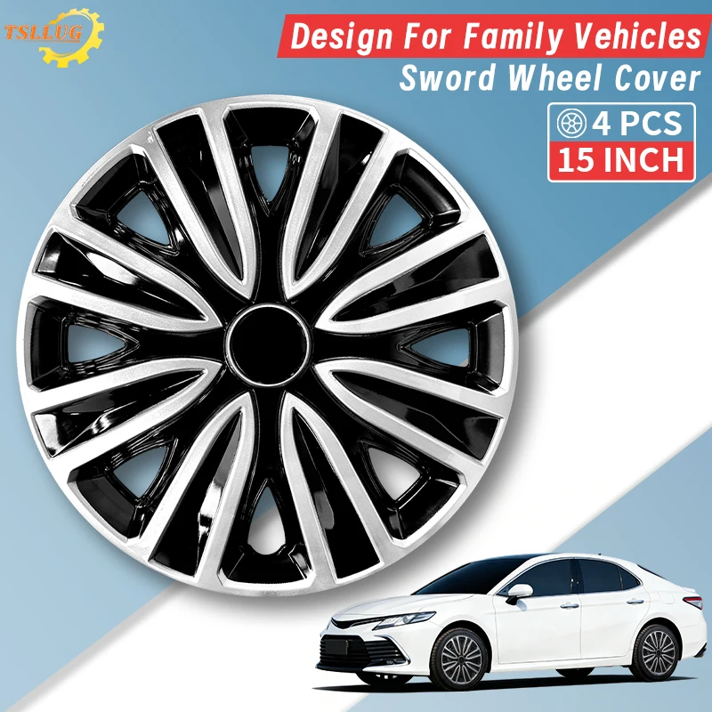 

Комплект из 4 колпаков для колес в стиле BJ, 15 дюймов, для стальных и железных дисков, подходят для Honda, Volkswagen, Chevy, Mazda, Dodge