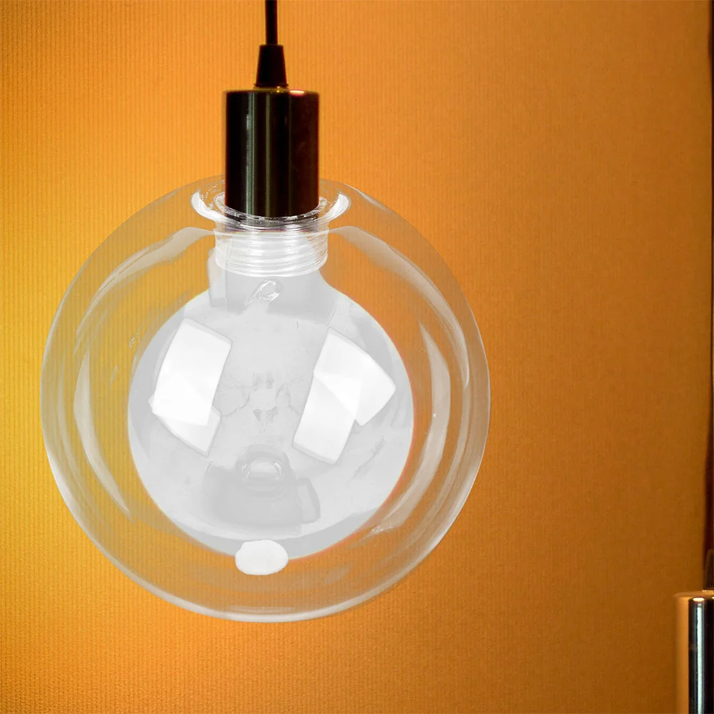 Pantallas de cristal de repuesto para lámpara de araña, hermoso globo para reparación de luz colgante transparente para el hogar