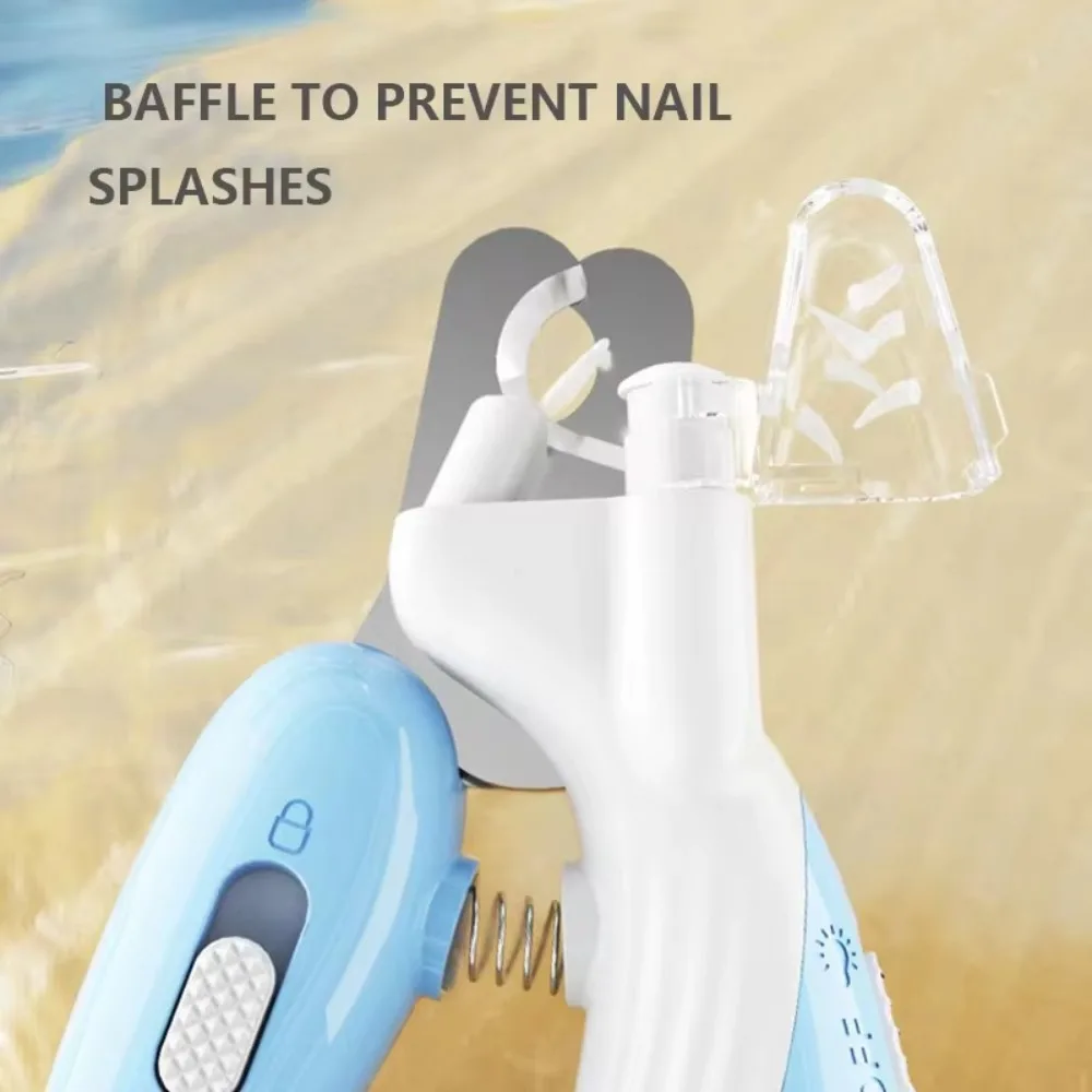 

with Led Light Pet Nail Clippers Labor-Saving Professional Paw Nail Trimmer Convenient Electric Pet Claw Grooming Scissors